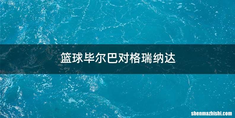 篮球毕尔巴对格瑞纳达