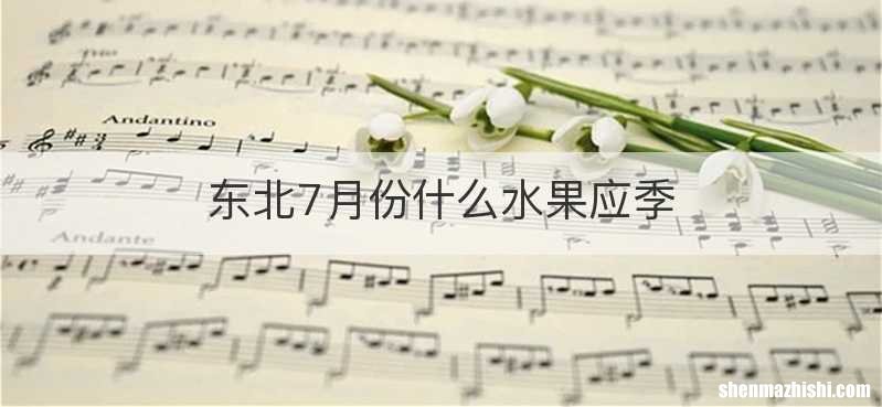 东北7月份什么水果应季