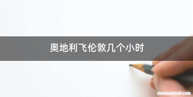 奥地利飞伦敦几个小时