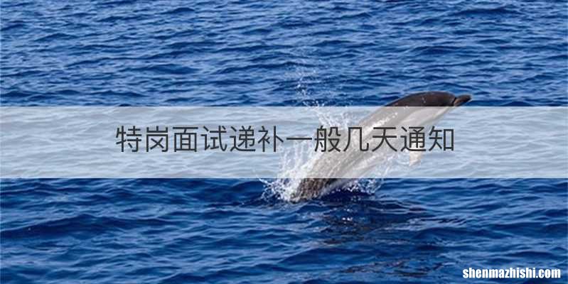 特岗面试递补一般几天通知