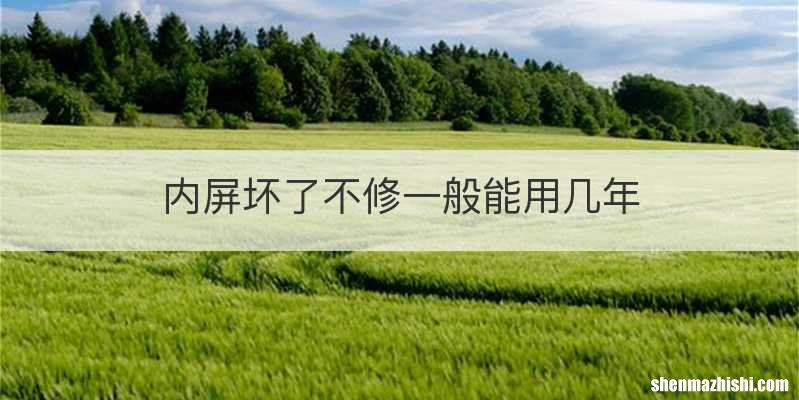 内屏坏了不修一般能用几年