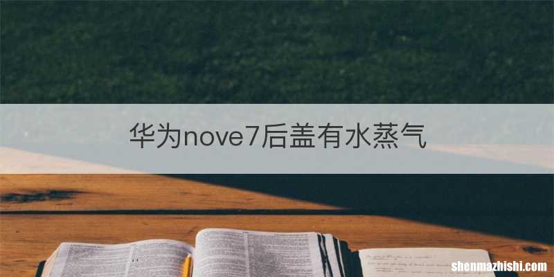 华为nove7后盖有水蒸气