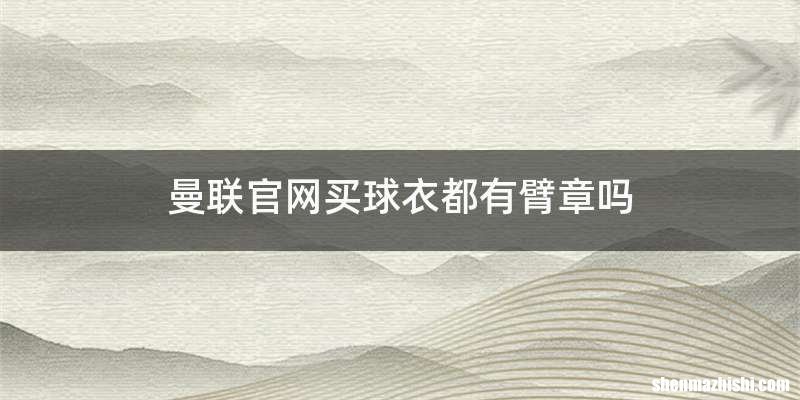 曼联官网买球衣都有臂章吗