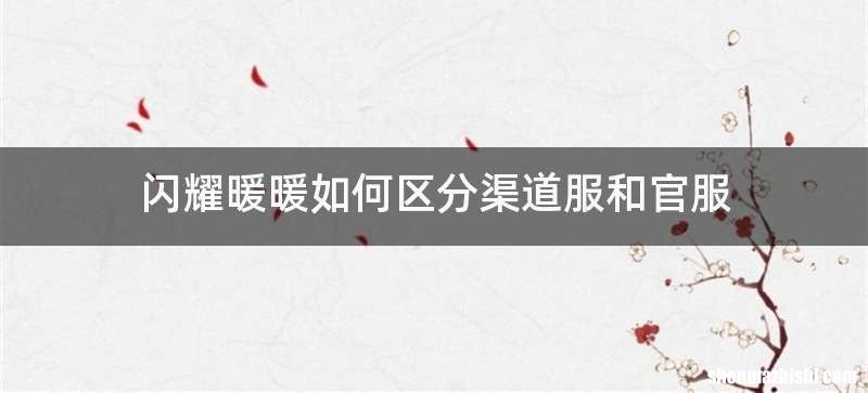 闪耀暖暖如何区分渠道服和官服