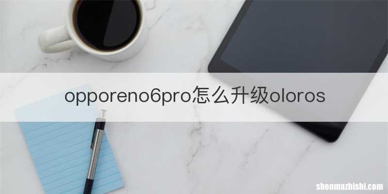 opporeno6pro怎么升级oloros