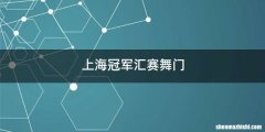 上海冠军汇赛舞门