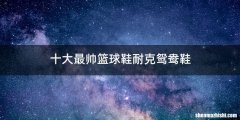 十大最帅篮球鞋耐克鸳鸯鞋
