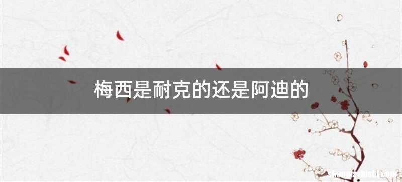 梅西是耐克的还是阿迪的