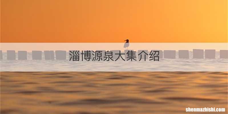 淄博源泉大集介绍