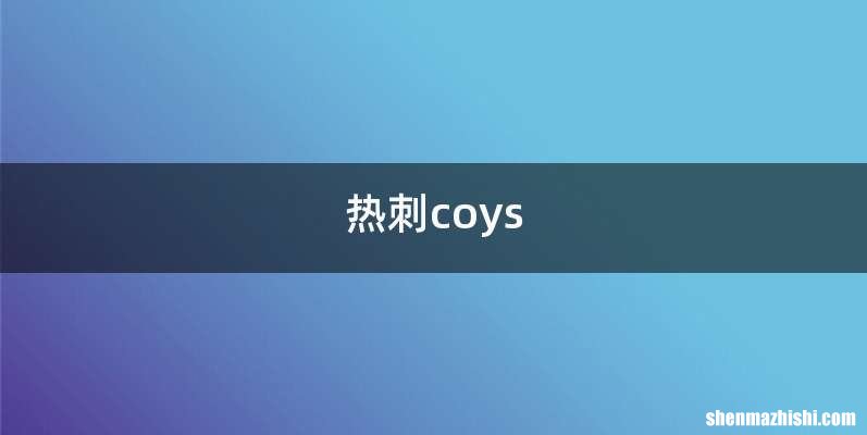 热刺coys