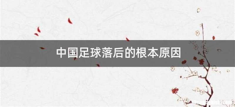 中国足球落后的根本原因