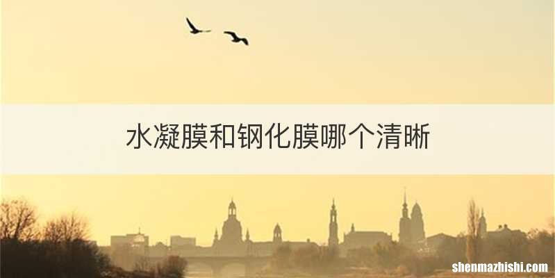 水凝膜和钢化膜哪个清晰