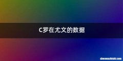 C罗在尤文的数据