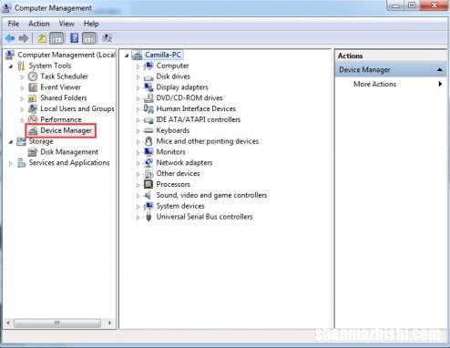 如何在WINDOWS7中手动更新驱动程序？