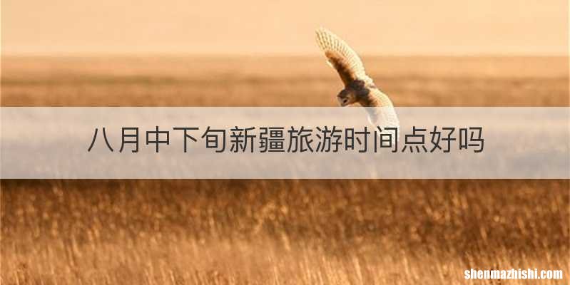 八月中下旬新疆旅游时间点好吗
