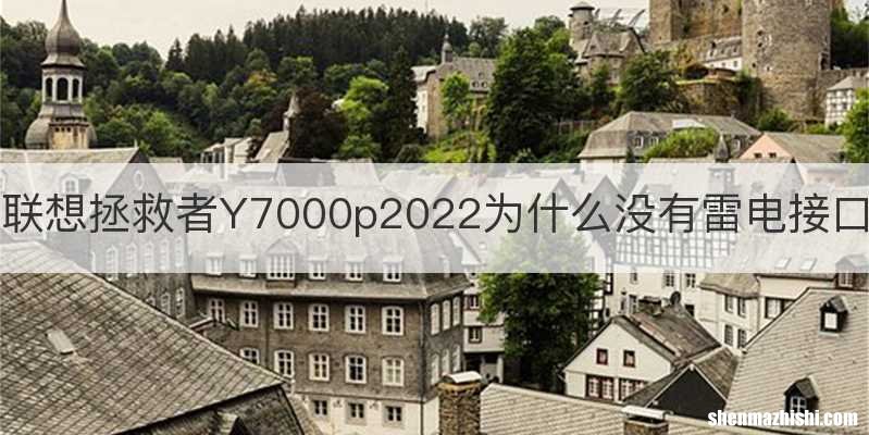 联想拯救者Y7000p2022为什么没有雷电接口