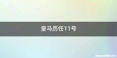皇马历任11号