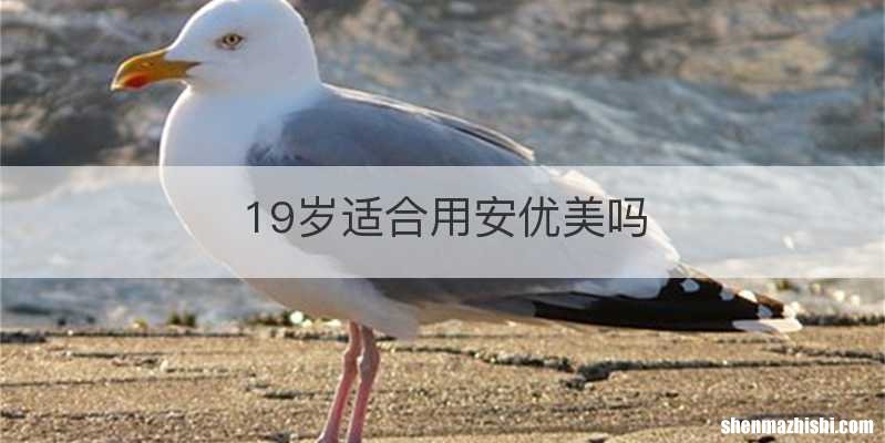 19岁适合用安优美吗