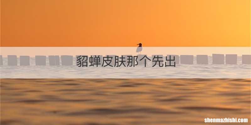 貂蝉皮肤那个先出