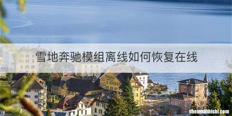 雪地奔驰模组离线如何恢复在线