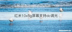 红米10x5g屏幕支持dc调光