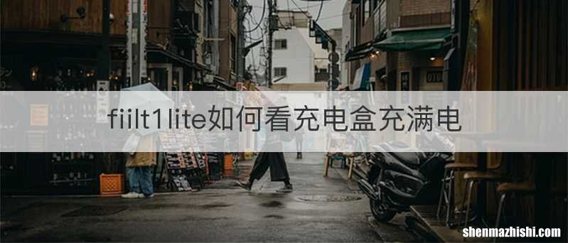 fiilt1lite如何看充电盒充满电