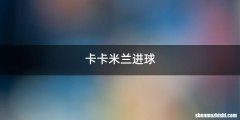 卡卡米兰进球