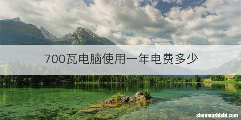 700瓦电脑使用一年电费多少