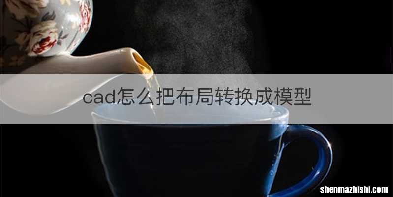 cad怎么把布局转换成模型