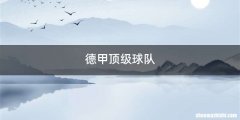 德甲顶级球队