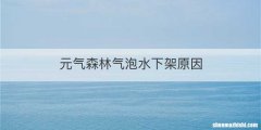 元气森林气泡水下架原因