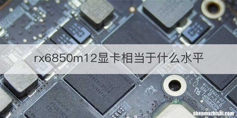 rx6850m12显卡相当于什么水平