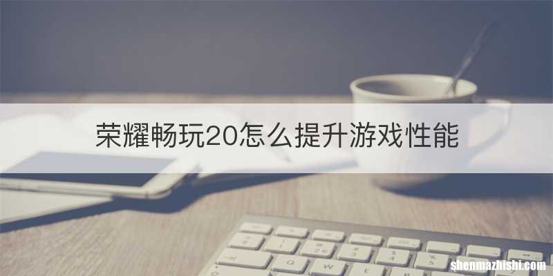 荣耀畅玩20怎么提升游戏性能