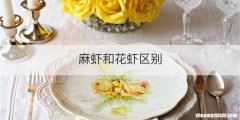 麻虾和花虾区别