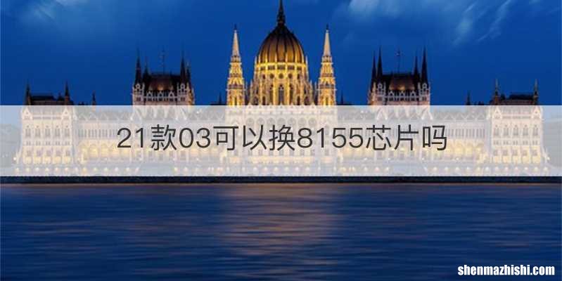 21款03可以换8155芯片吗