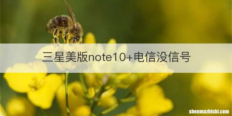 三星美版note10+电信没信号