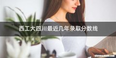 西工大四川最近几年录取分数线