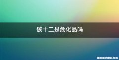 碳十二是危化品吗