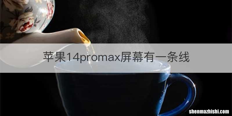 苹果14promax屏幕有一条线