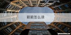 簌簌怎么读