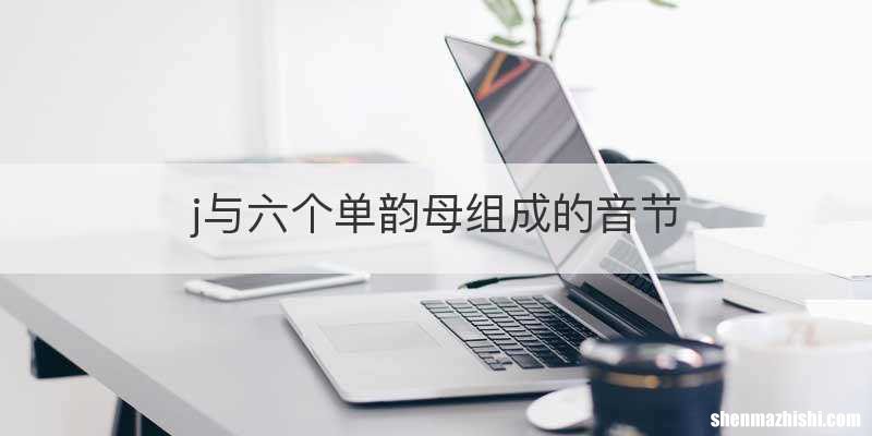 j与六个单韵母组成的音节