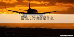 露馅儿的读音是什么