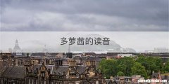 多萝茜的读音