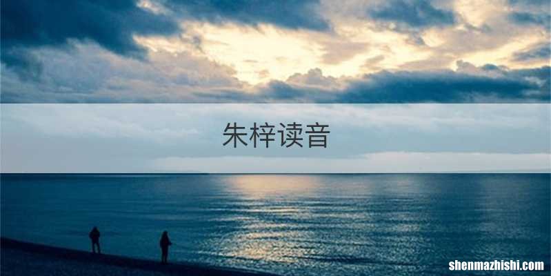 朱梓读音