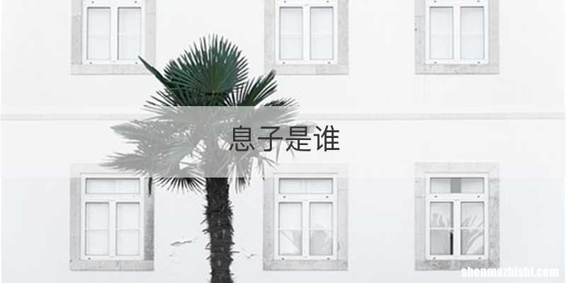 息子是谁