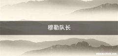 穆勒队长