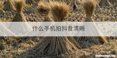 什么手机拍抖音清晰