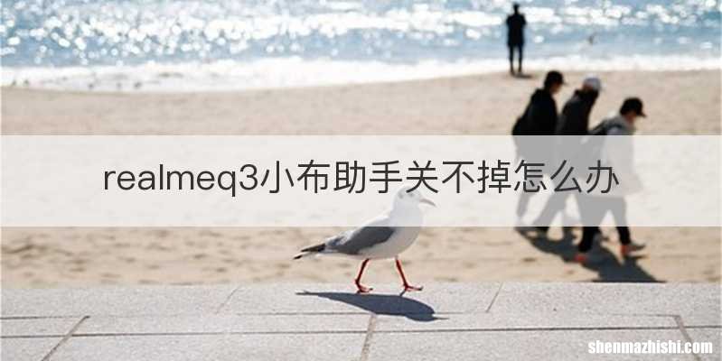 realmeq3小布助手关不掉怎么办