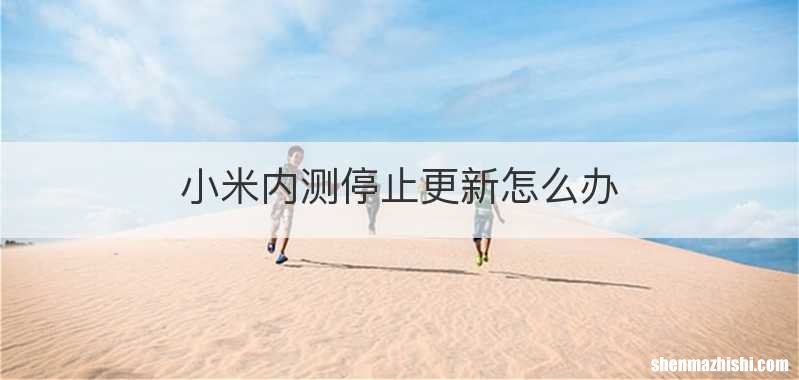小米内测停止更新怎么办