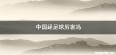 中国踢足球厉害吗